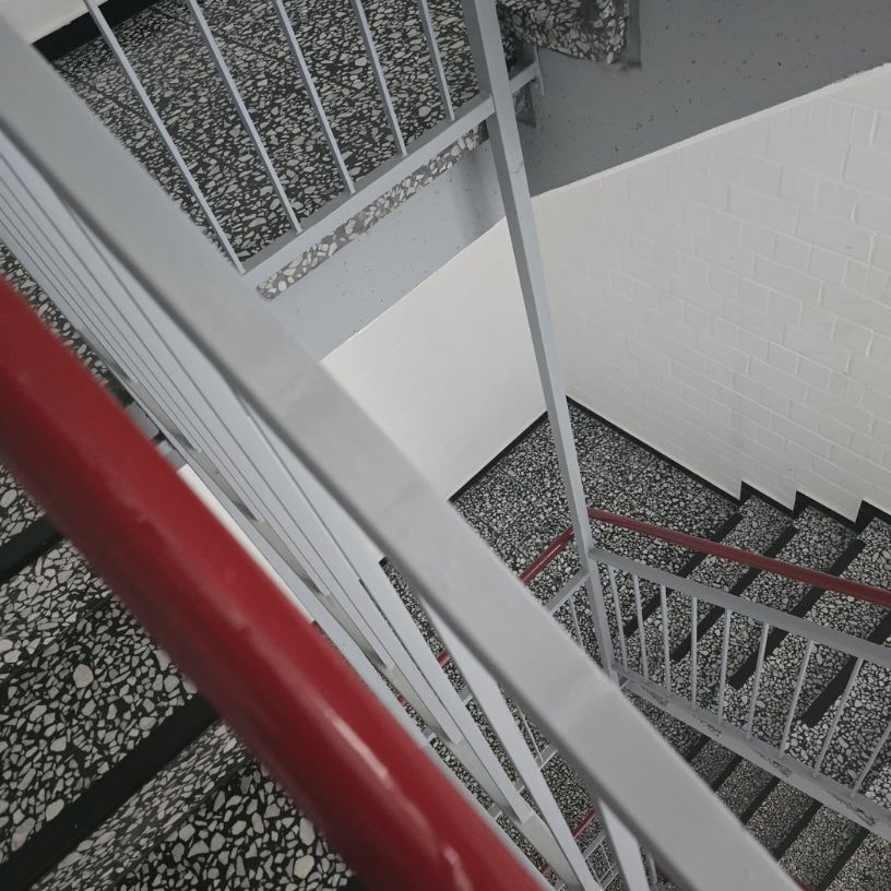 Nachher: Glänzende Büroböden