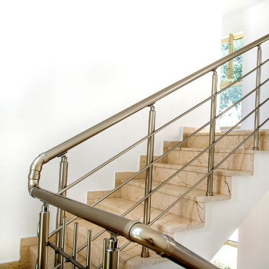 Frisch gereinigtes Treppenhaus in Münster